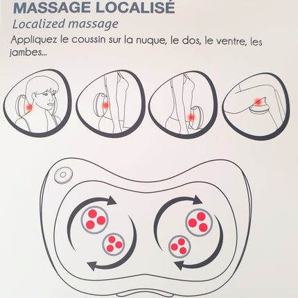 Kissen Shiatsu-Massagegerät mit Wärmefunktion