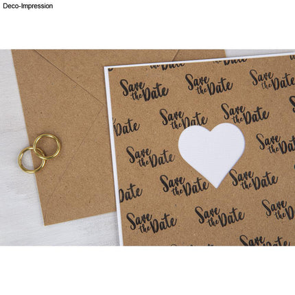 Clear Stamps "Love" 1 Bogen - 170 x 110 mm