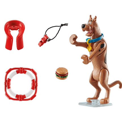 Playmobil-Set: 3 begehrte Scooby Doo Sammlerfiguren - Polizist - Rettungsschwimmer - Samurai-Krieger