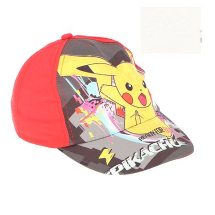 Baseball-Kappe für Kinder: Pokemon Caps - Bereit für den Kampf, Farbe rot