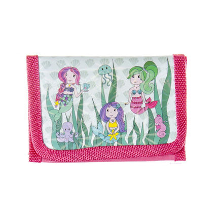 3er Pack Kinder Geldbörse Meerjungfrau lila, pink und türkis