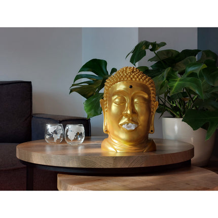 Rotary-Held Buddha gold Kosmetiktuch-Spender