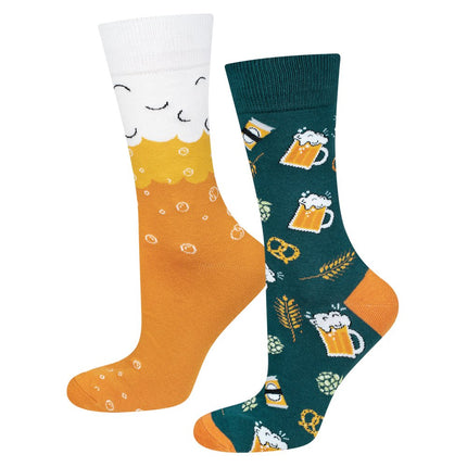 Socken Bierdesign in einer Dose Weizenbier Männergeschenk